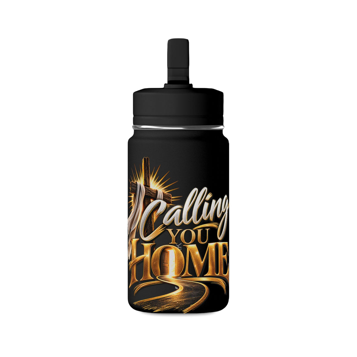 Calling You Home Mini Water Bottle – 14oz Inspirational Gospel Drink Bottle