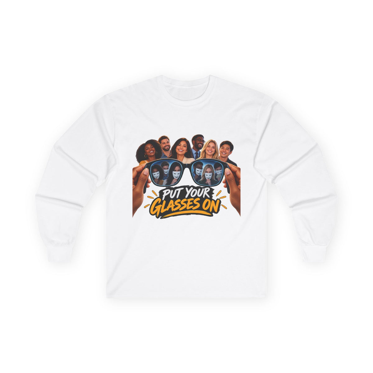 Put Your Glasses On Funny Movie-Inspired Long Sleeve Tee