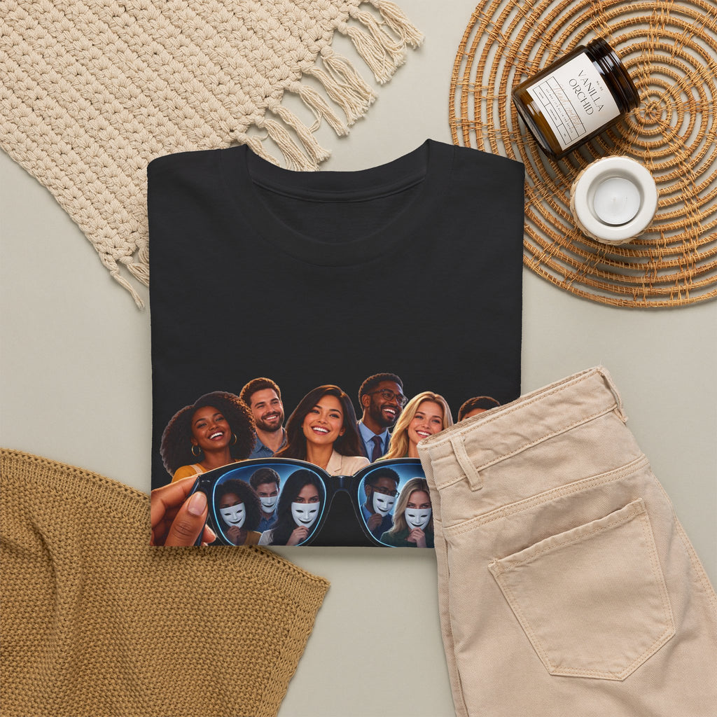 T-Shirt – “Put Your Glasses On” Graphic Tee (Funny Optical Illusion Design)