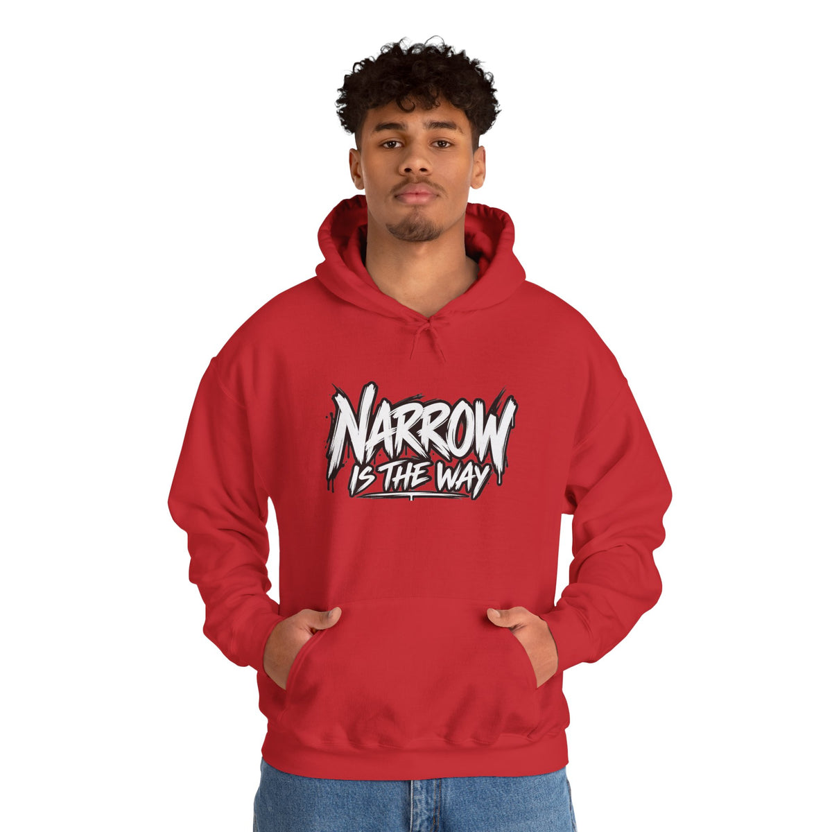 Narrow Is The Way Hoodie — Inspirational Christian Scripture Pullover