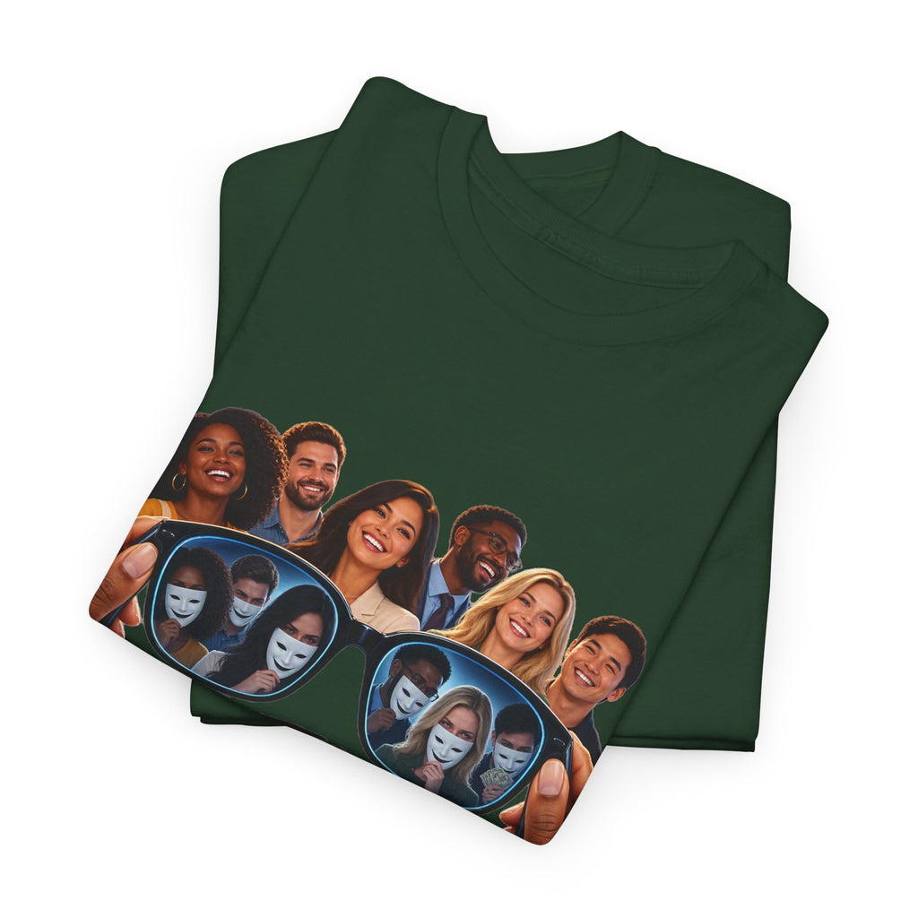 T-Shirt – “Put Your Glasses On” Graphic Tee (Funny Optical Illusion Design)