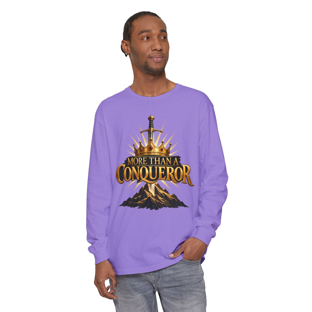More Than A Conqueror Long Sleeve Tee