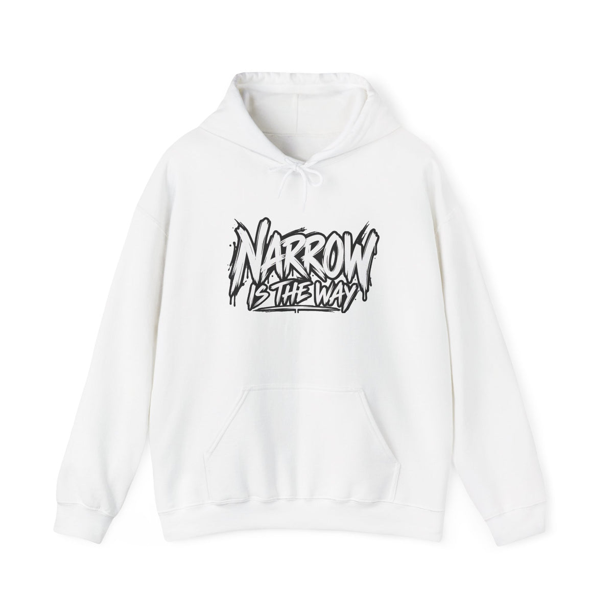 Narrow Is The Way Hoodie — Inspirational Christian Scripture Pullover