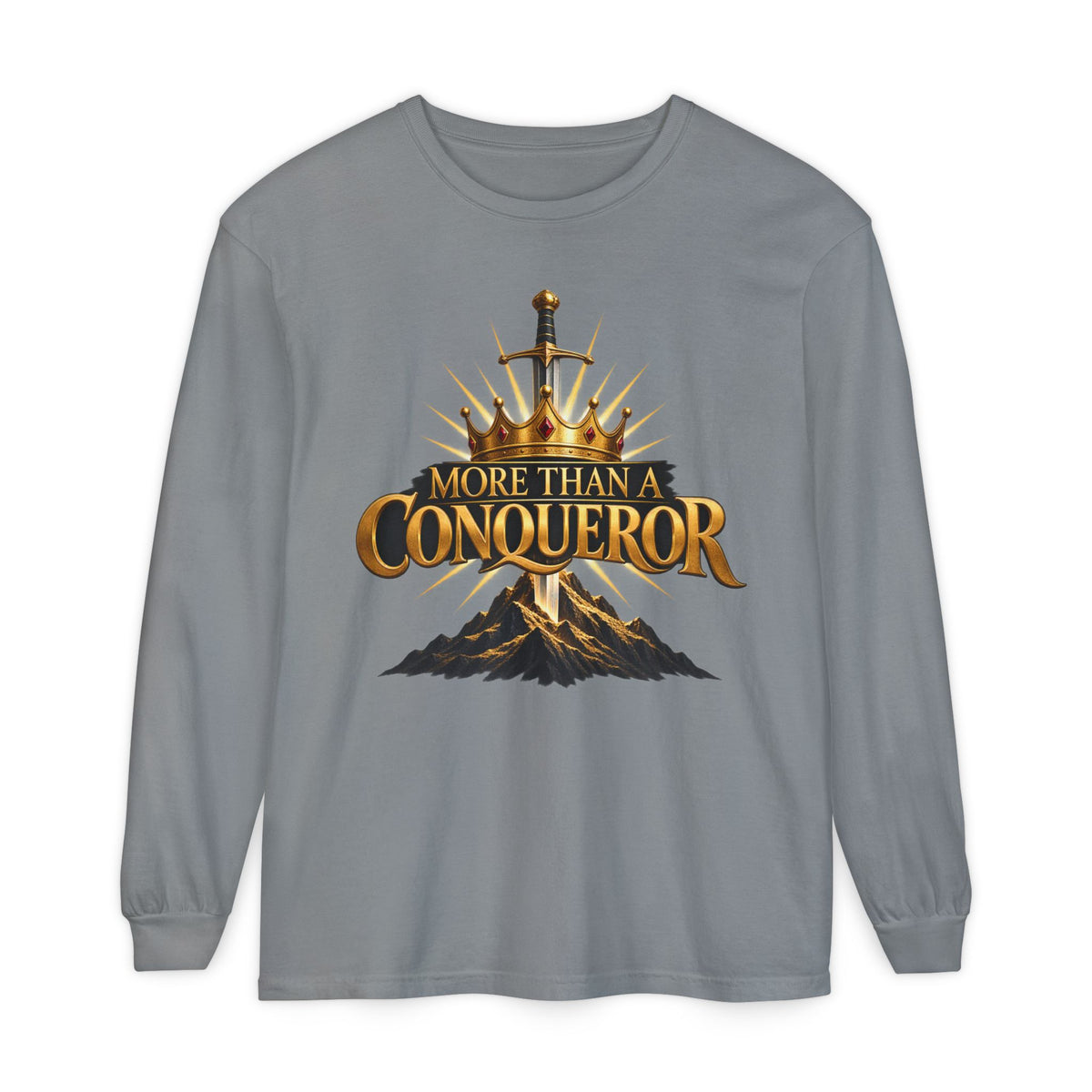 More Than A Conqueror Long Sleeve Tee