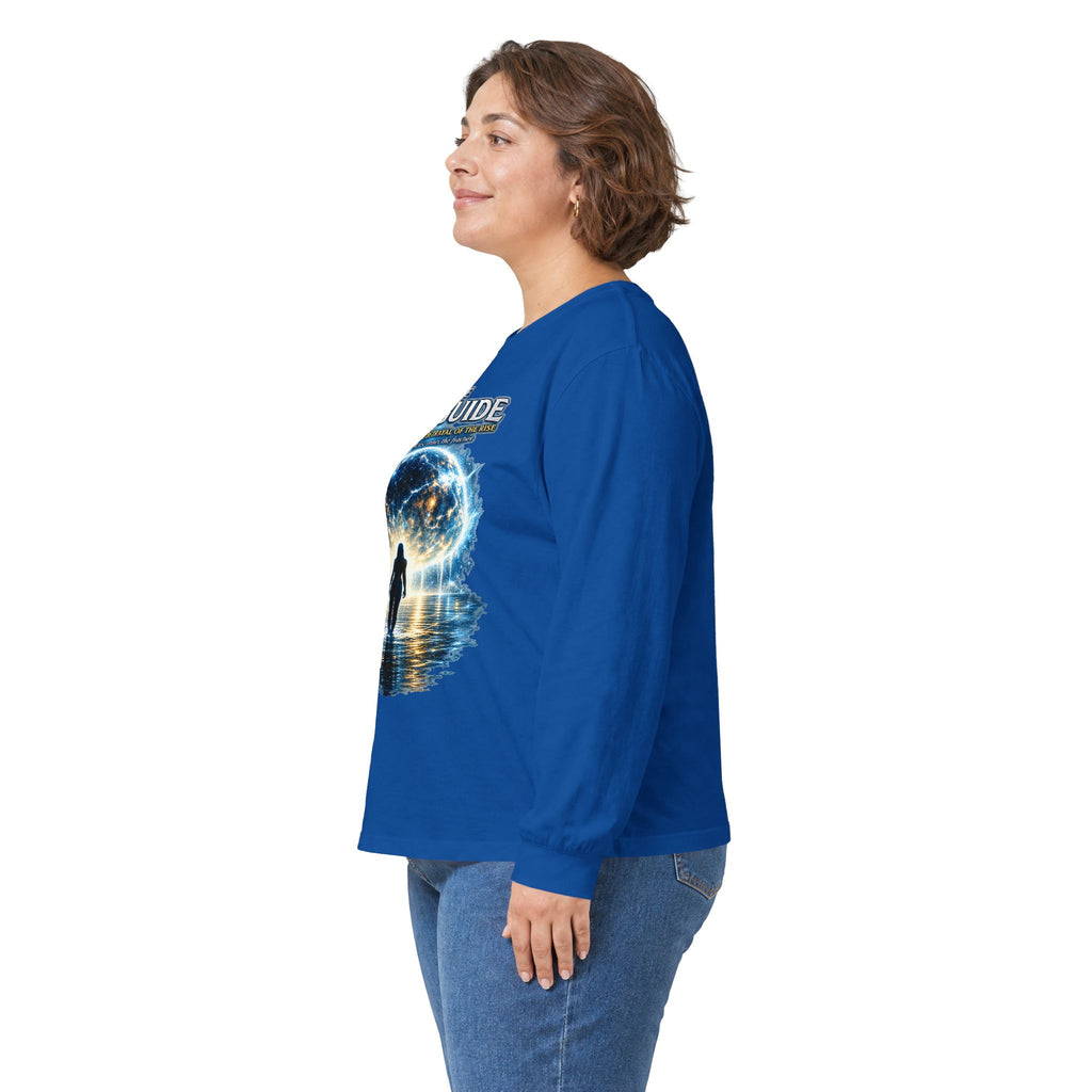 7th Guide Long Sleeve Tee — Cosmic Guide Graphic Shirt