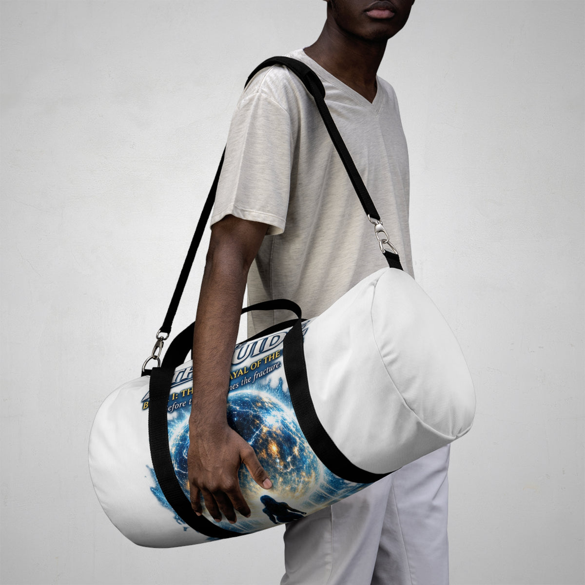 Cosmic Portal Duffel Bag – Sci‑Fi Adventure Travel Bag