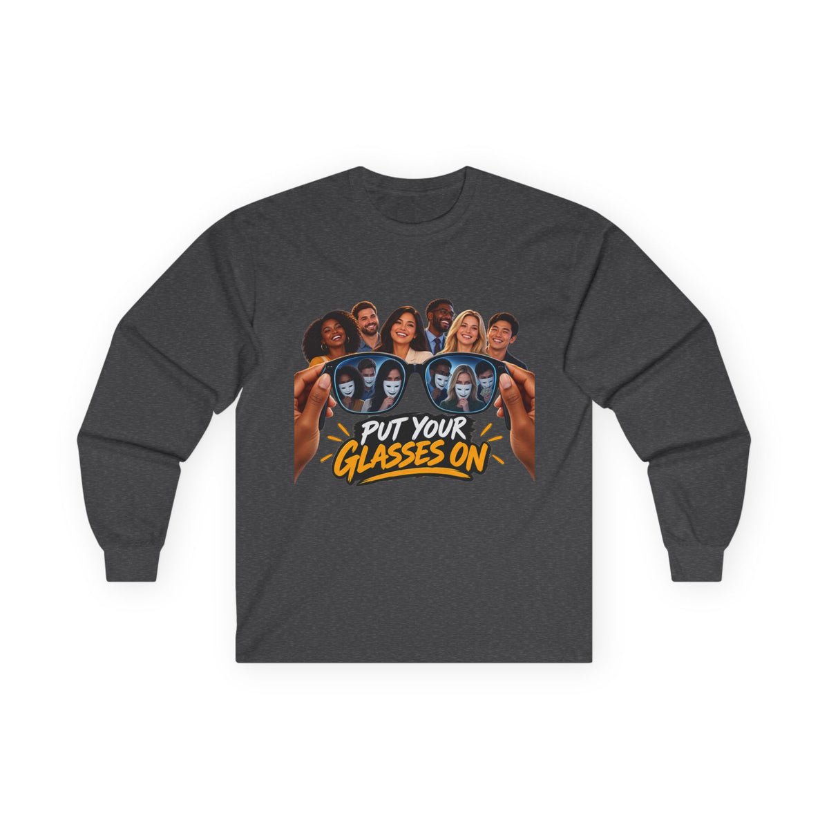 Put Your Glasses On Funny Movie-Inspired Long Sleeve Tee