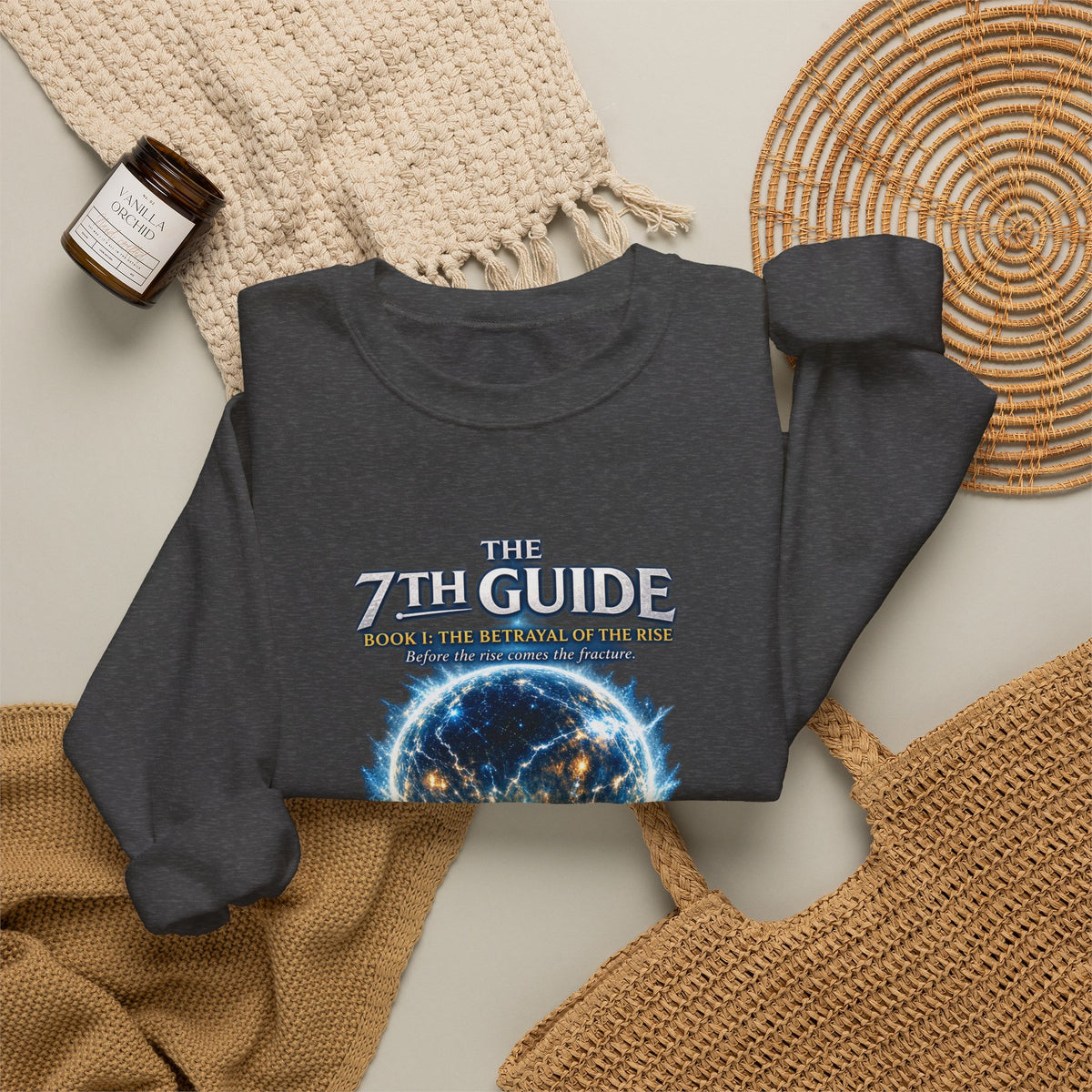 The 7th Guide Crewneck Sweatshirt — Fantasy Portal Graphic Sweatshirt