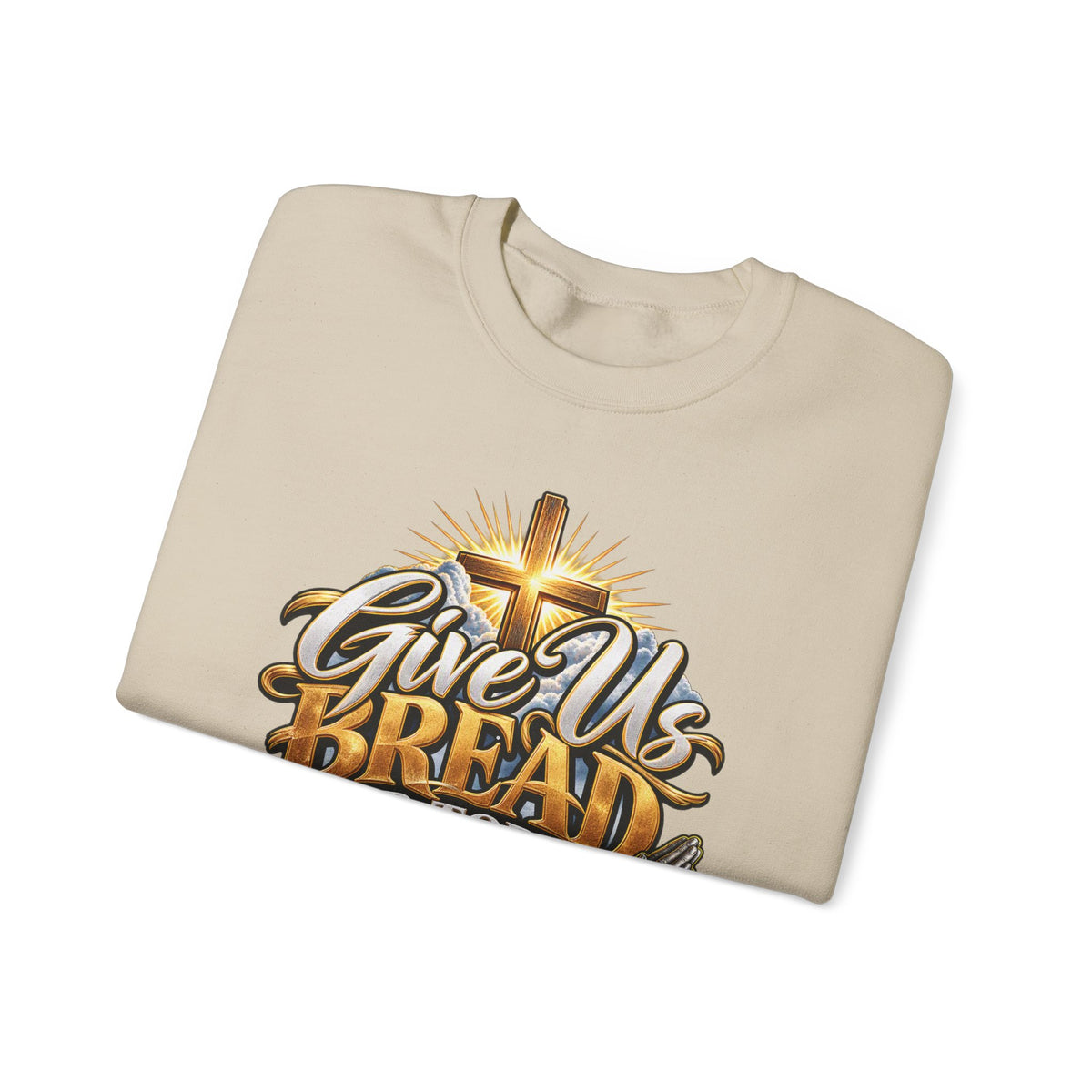 Christian 'Give Us Bread for Today' Crewneck Sweatshirt