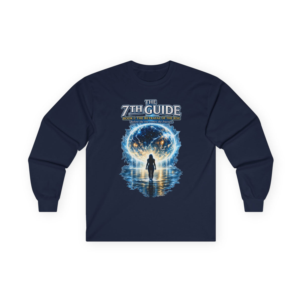 7th Guide Long Sleeve Tee — Cosmic Guide Graphic Shirt