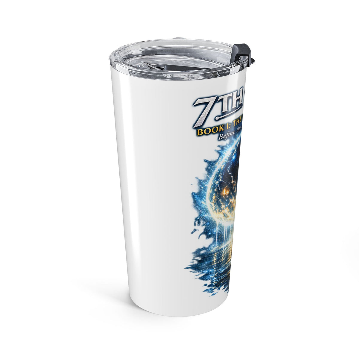 Sci‑Fi Cosmic Tumbler 20oz – 'The Path Guide' Galaxy Travel Insulated Cup