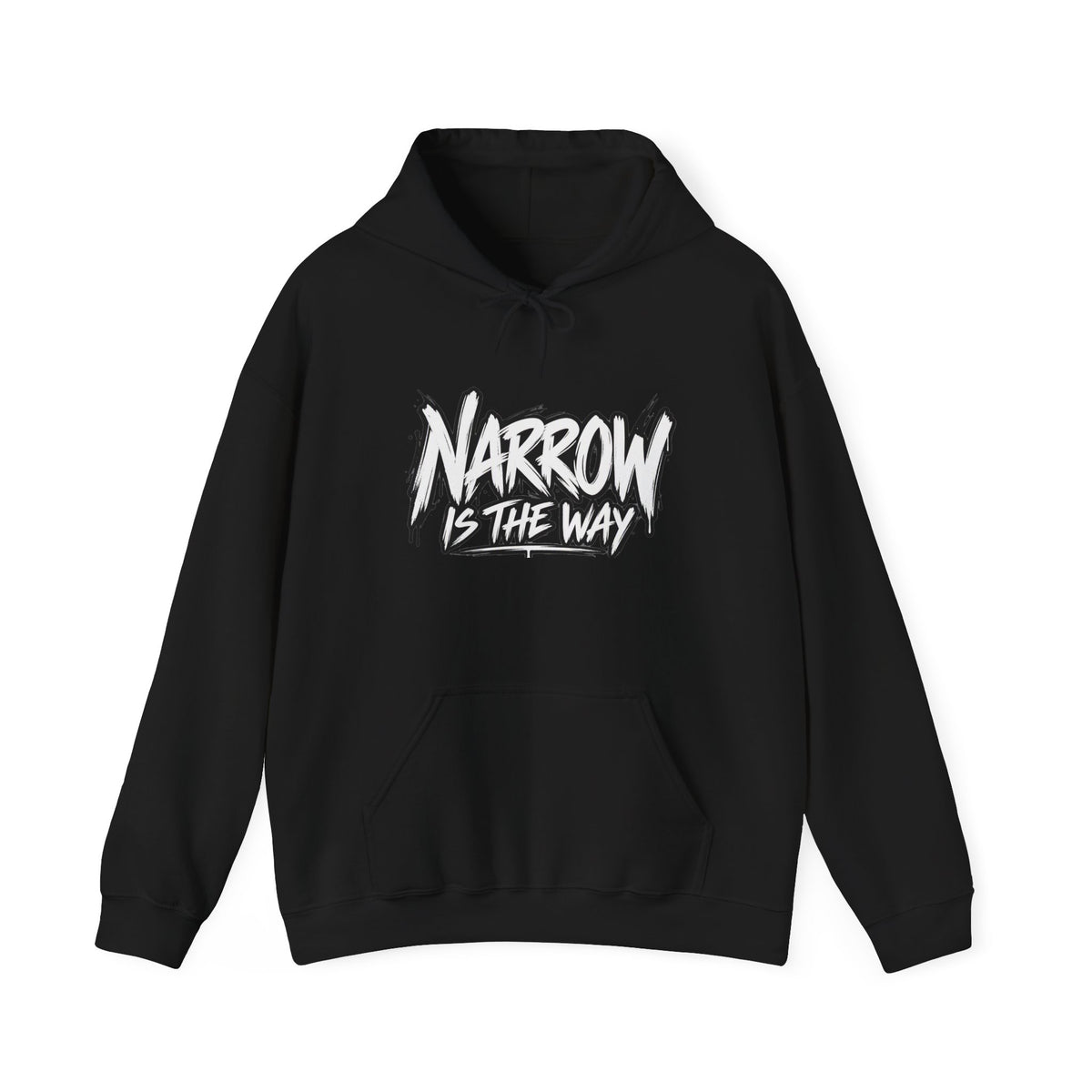 Narrow Is The Way Hoodie — Inspirational Christian Scripture Pullover