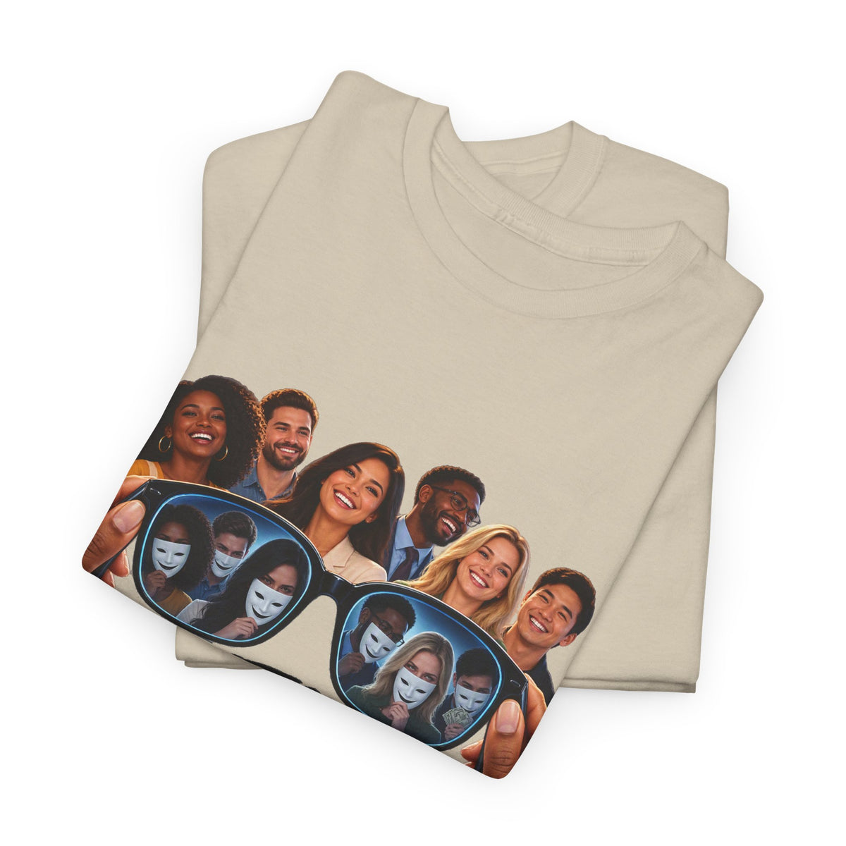 T-Shirt – “Put Your Glasses On” Graphic Tee (Funny Optical Illusion Design)