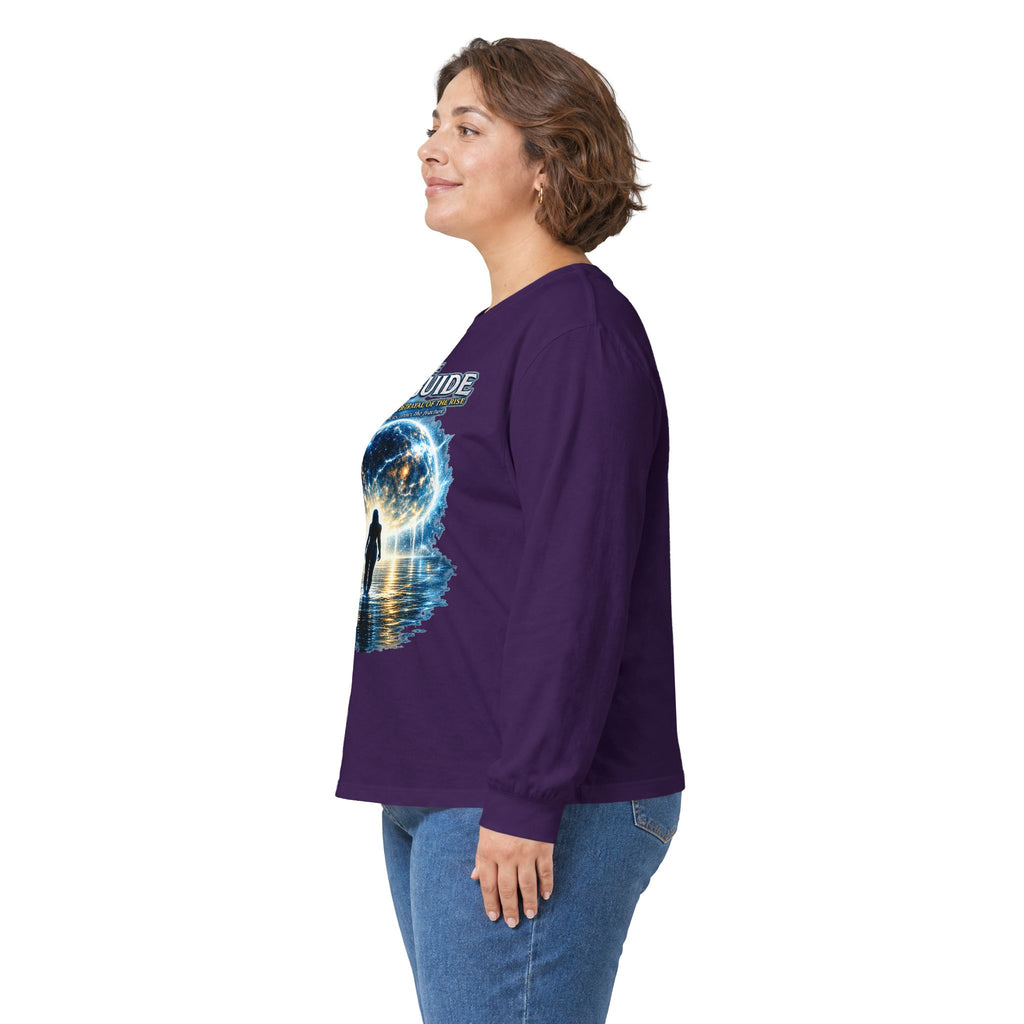 7th Guide Long Sleeve Tee — Cosmic Guide Graphic Shirt