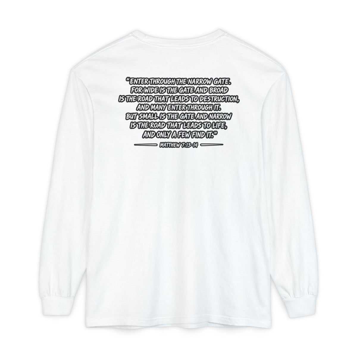 Now I Walk With Purpose Long Sleeve T‑Shirt — Inspirational Christian Faith Tee