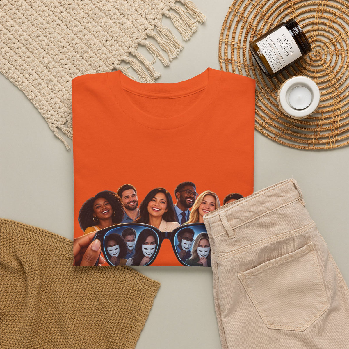 T-Shirt – “Put Your Glasses On” Graphic Tee (Funny Optical Illusion Design)