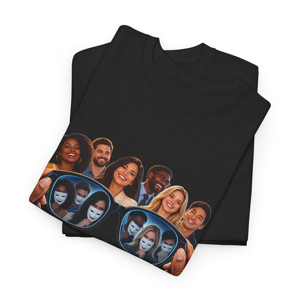 T-Shirt – “Put Your Glasses On” Graphic Tee (Funny Optical Illusion Design)