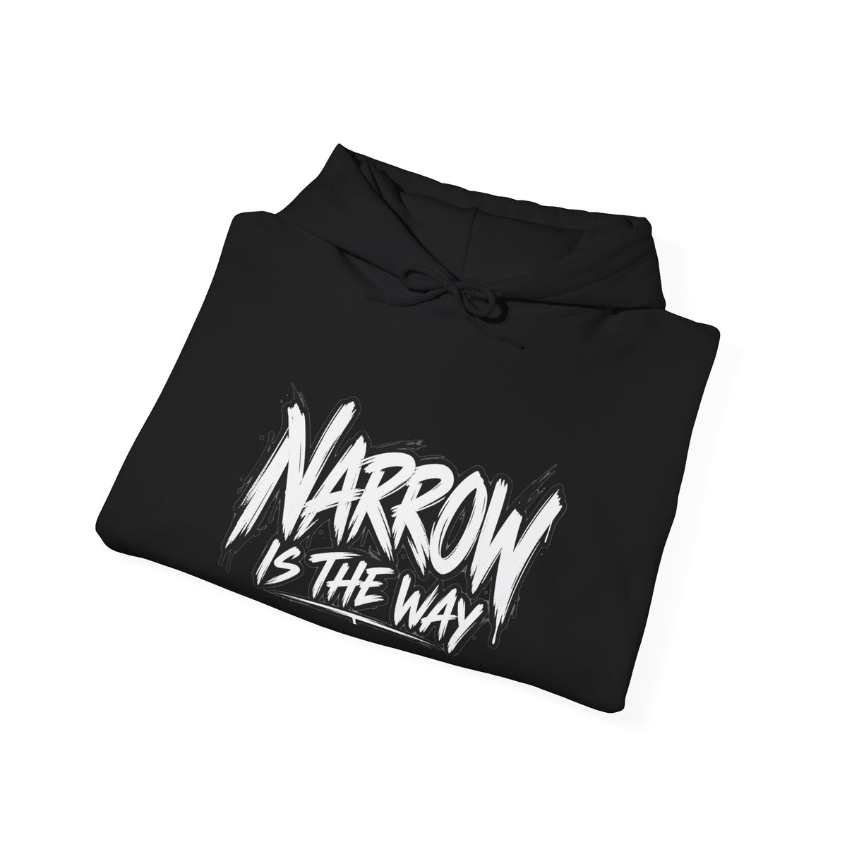 Narrow Is The Way Hoodie — Inspirational Christian Scripture Pullover
