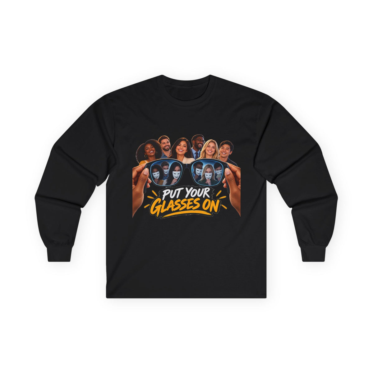 Put Your Glasses On Funny Movie-Inspired Long Sleeve Tee