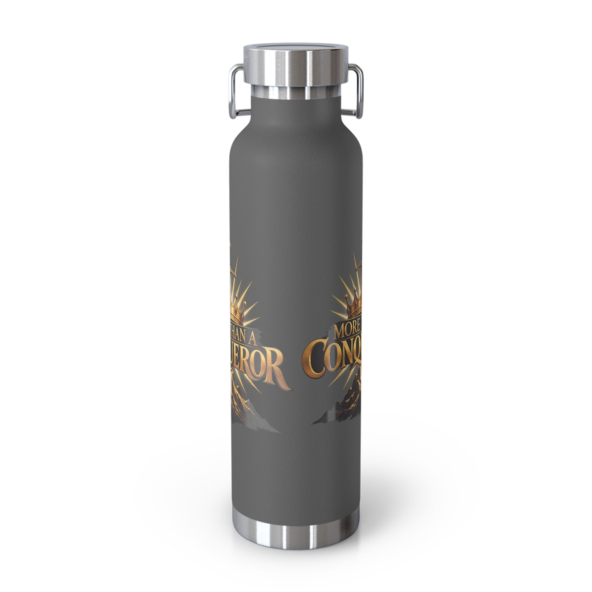 More Than a Conqueror Insulated Water Bottle