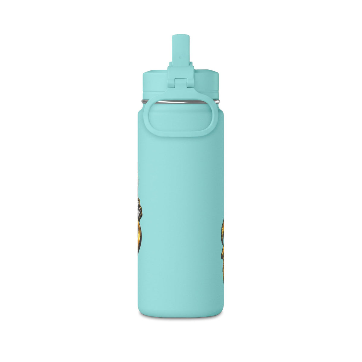 Pray Up 20oz Mini Water Bottle — Christian Cross Inspirational Sports Bottle (Pink)