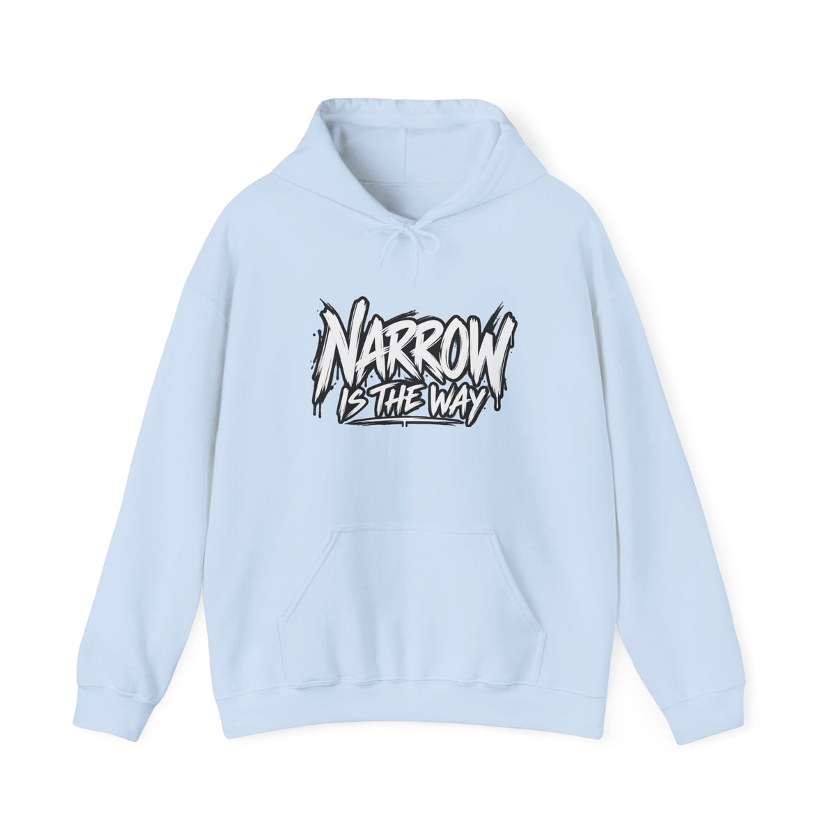 Narrow Is The Way Hoodie — Inspirational Christian Scripture Pullover