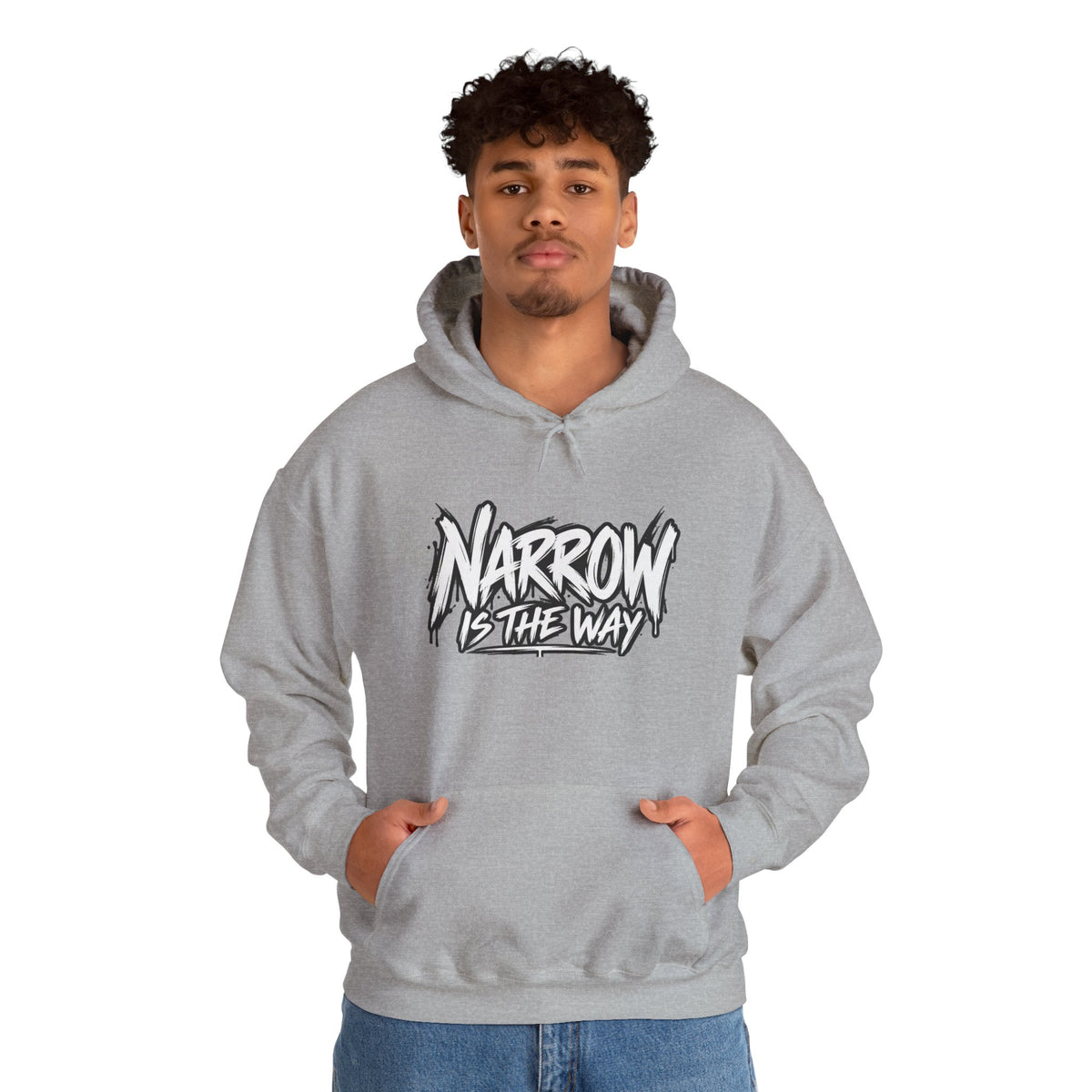 Narrow Is The Way Hoodie — Inspirational Christian Scripture Pullover