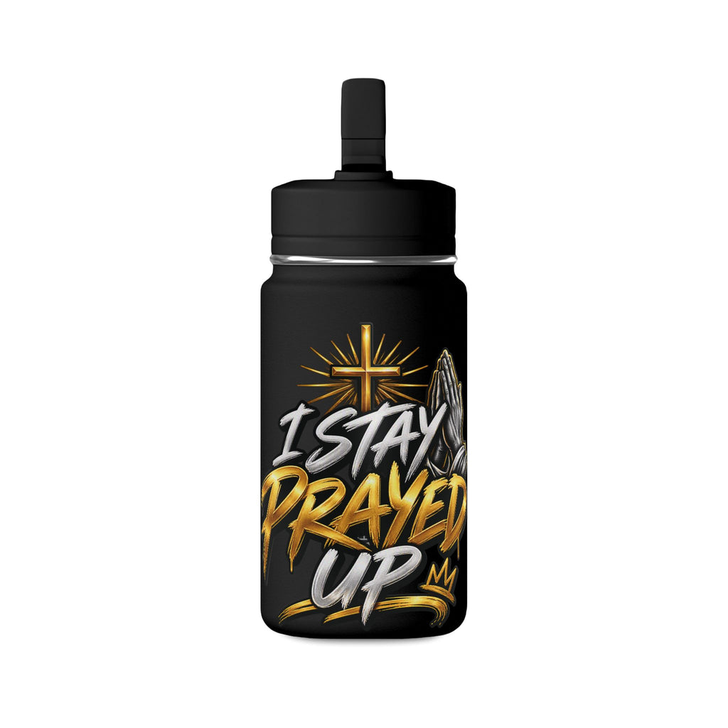 I Stay Prayed Up 14oz Mini Water Bottle — Faith-Inspired Sports Bottle