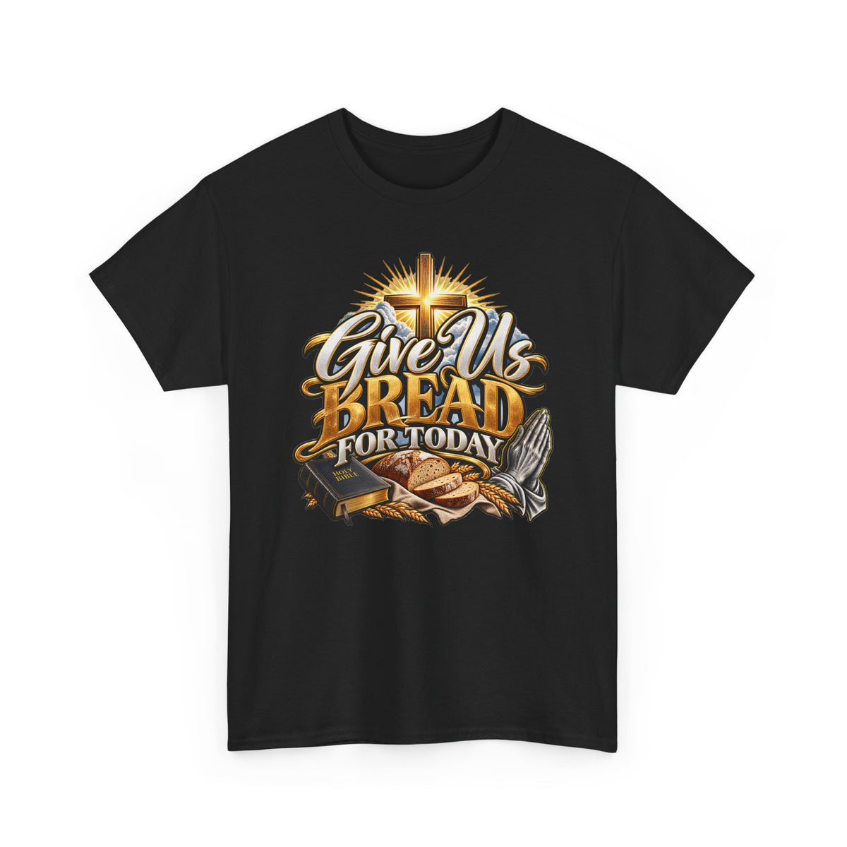 Give Us Bread Today Tee — Christian Faith Prayer T-Shirt