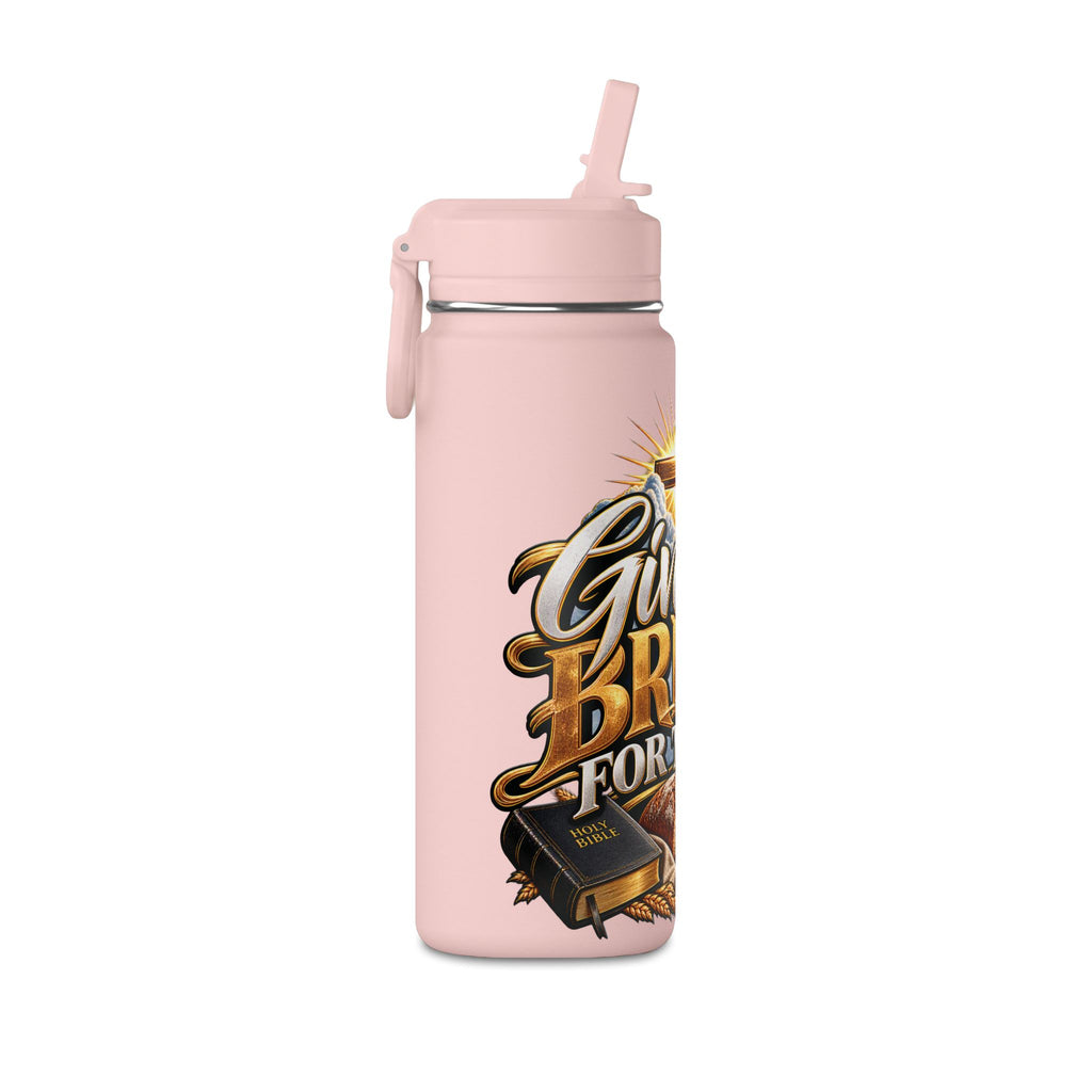 Inspirational 'Give Us Bread for Today' Water Bottle