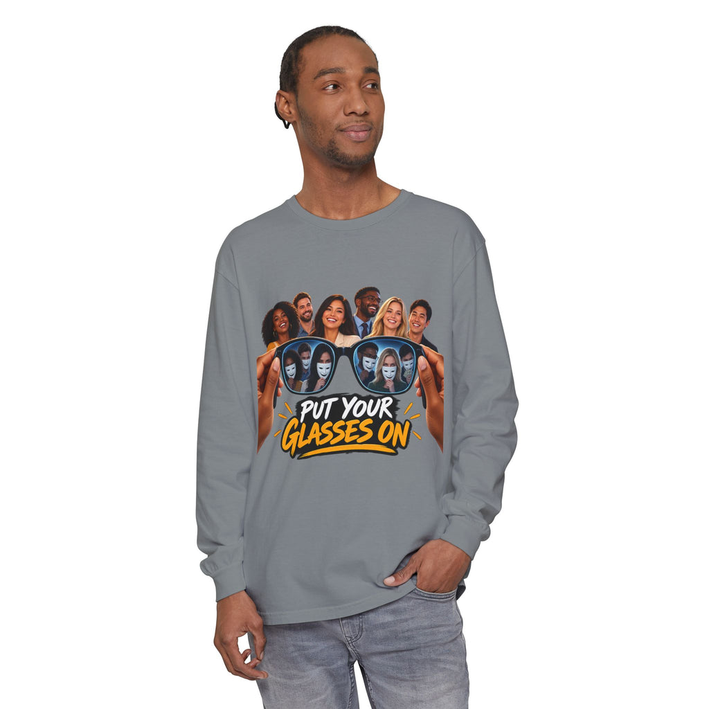 Put Your Glasses On Long Sleeve Tee