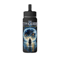 20oz Stainless Water Bottle — "The 7th Guide" Sci‑Fi Book Artwork