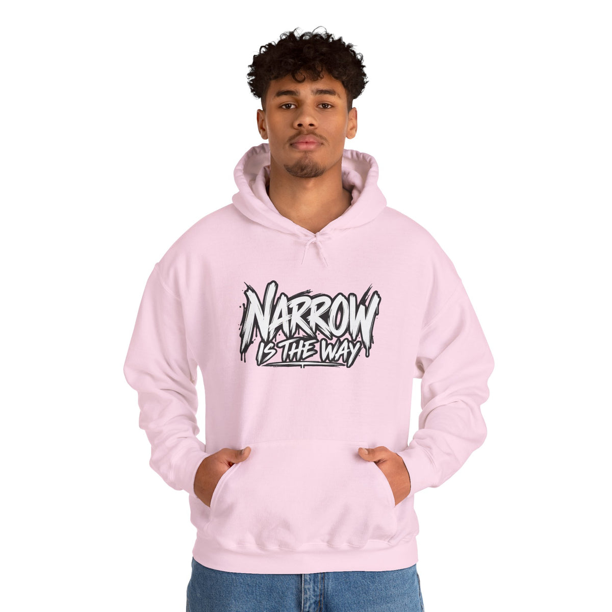 Narrow Is The Way Hoodie — Inspirational Christian Scripture Pullover