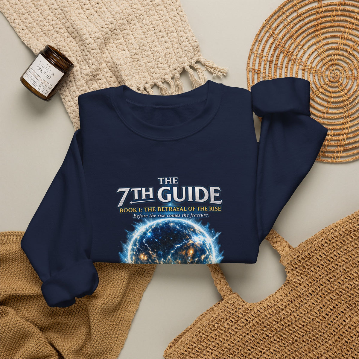 The 7th Guide Crewneck Sweatshirt — Fantasy Portal Graphic Sweatshirt