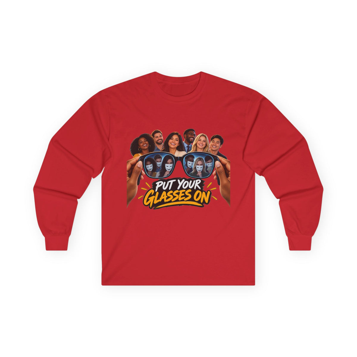 Put Your Glasses On Funny Movie-Inspired Long Sleeve Tee