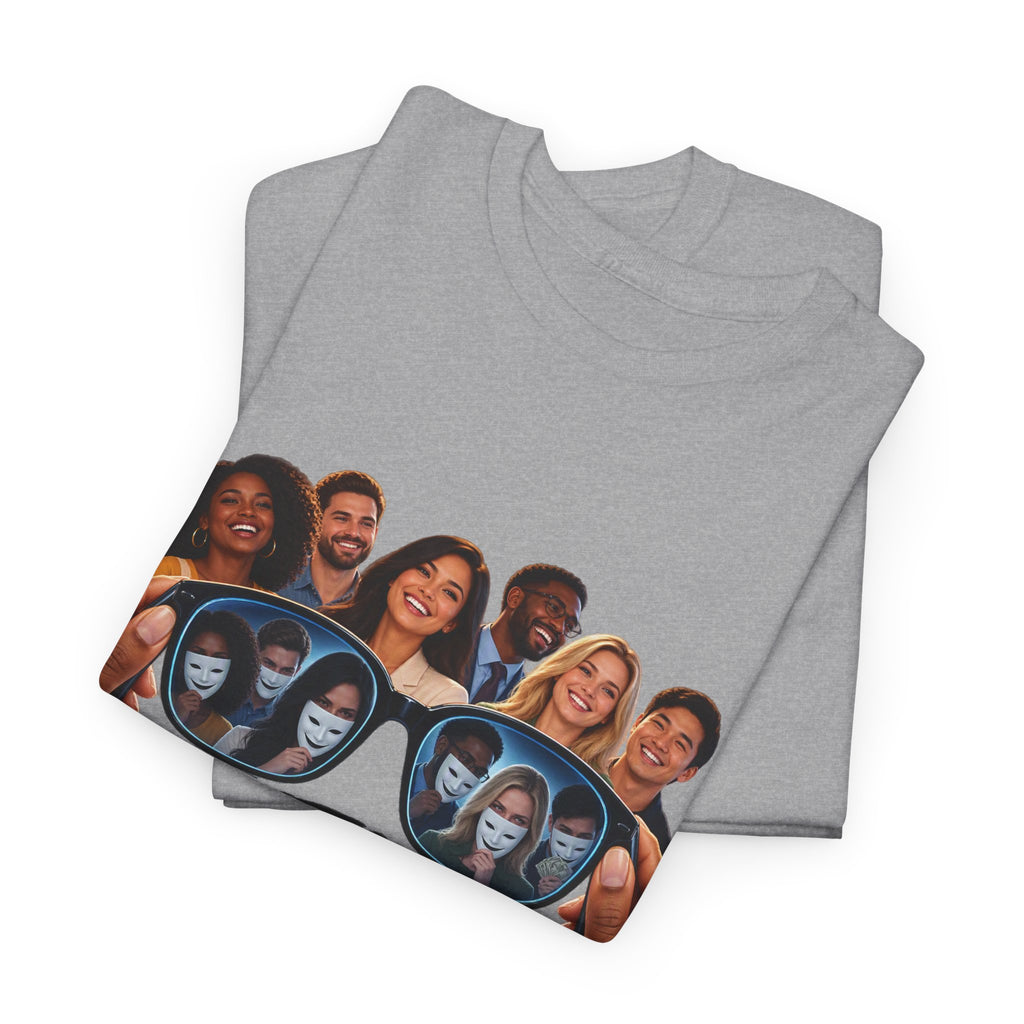 T-Shirt – “Put Your Glasses On” Graphic Tee (Funny Optical Illusion Design)