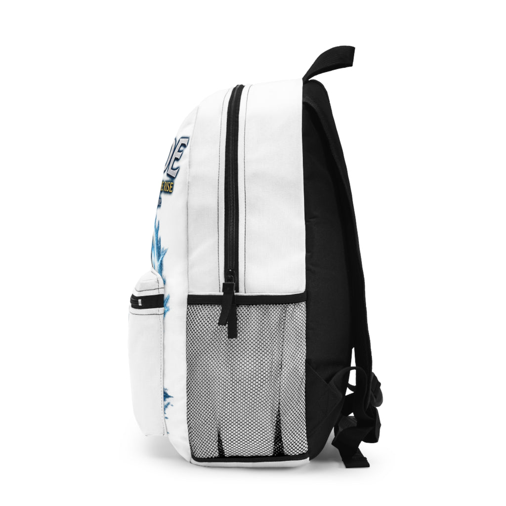 The 7th Guide Book I Backpack — Sci‑Fi Novel Cover Travel Backpack