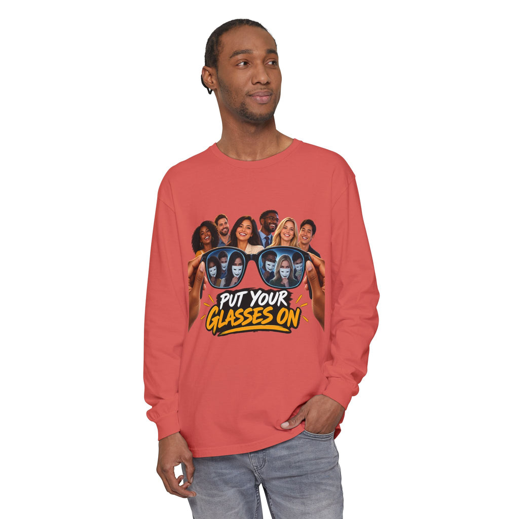 Put Your Glasses On Long Sleeve Tee