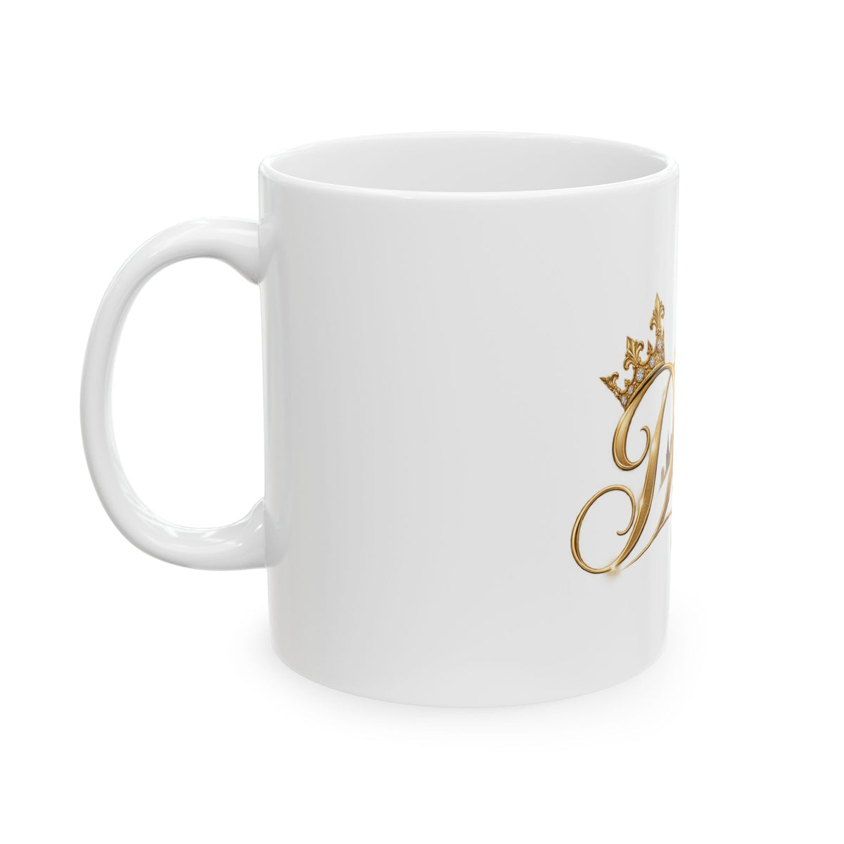 Dutchess Gold Castle Ceramic Mug — Elegant Princess Coffee Cup (11oz, 15oz)