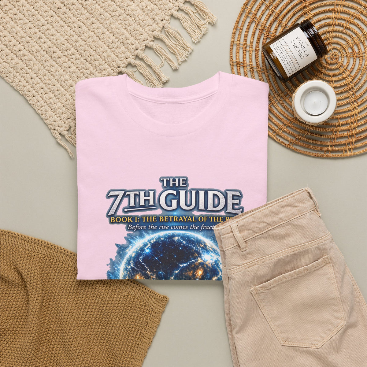 T-Shirt — "The 7th Guide" Cosmic Portal Design