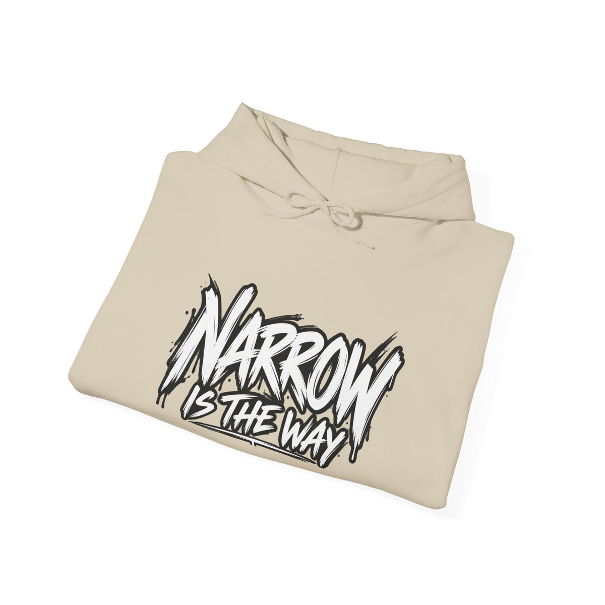 Narrow Is The Way Hoodie — Inspirational Christian Scripture Pullover