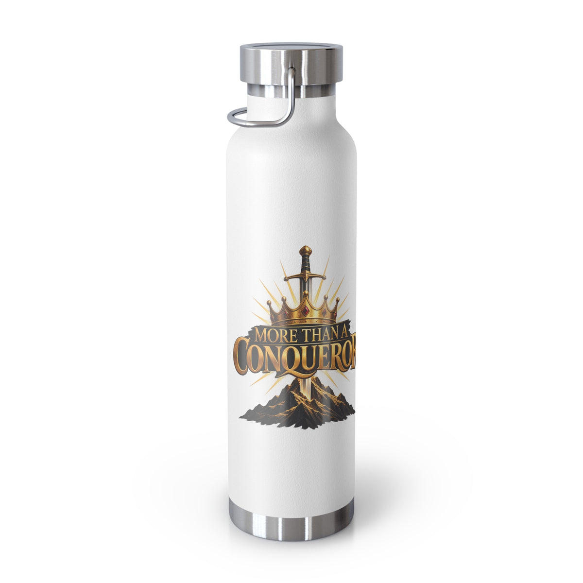 More Than a Conqueror Insulated Water Bottle