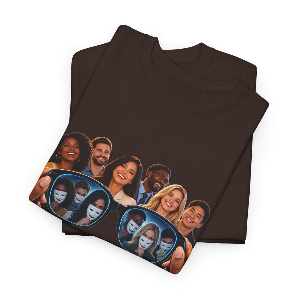 T-Shirt – “Put Your Glasses On” Graphic Tee (Funny Optical Illusion Design)