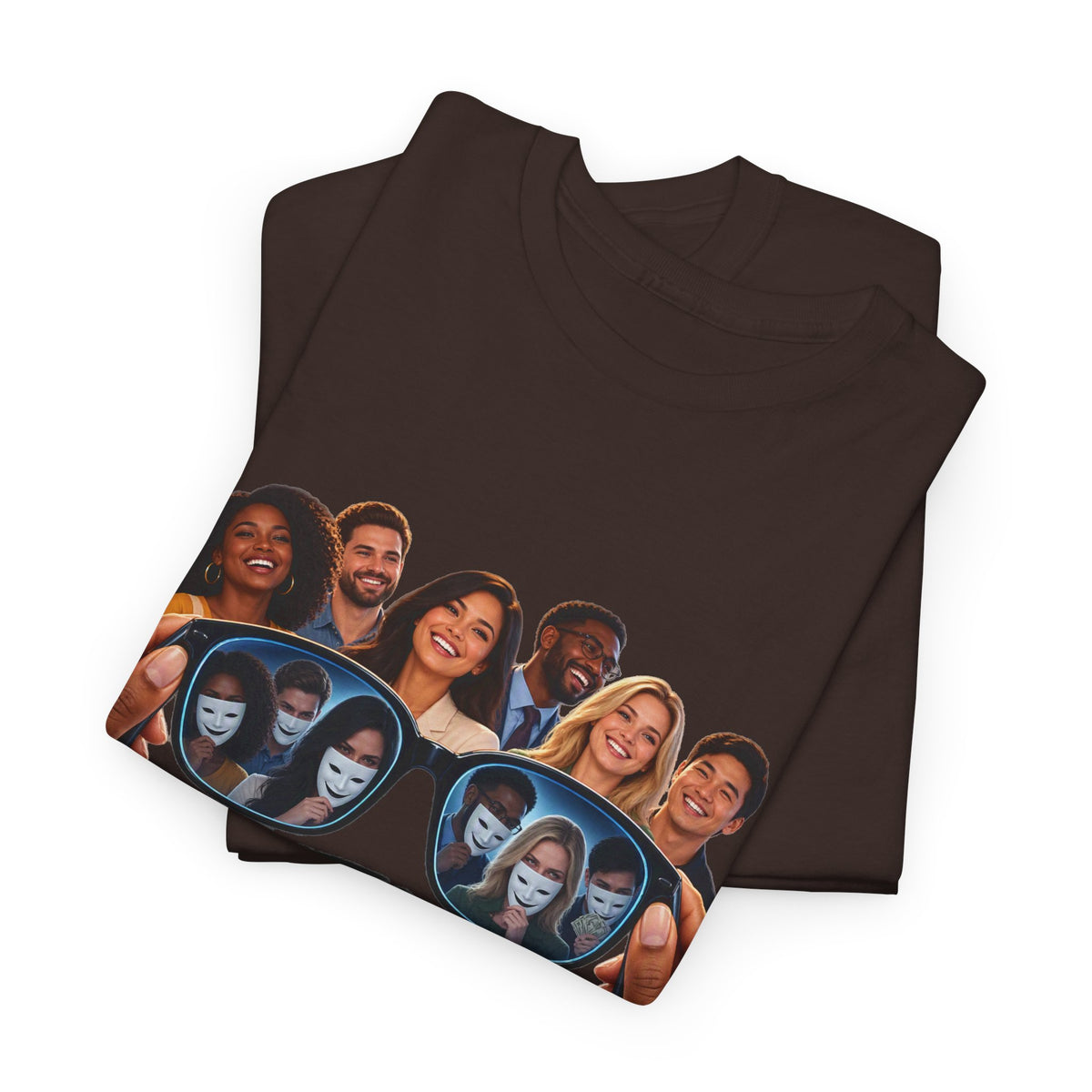 T-Shirt – “Put Your Glasses On” Graphic Tee (Funny Optical Illusion Design)