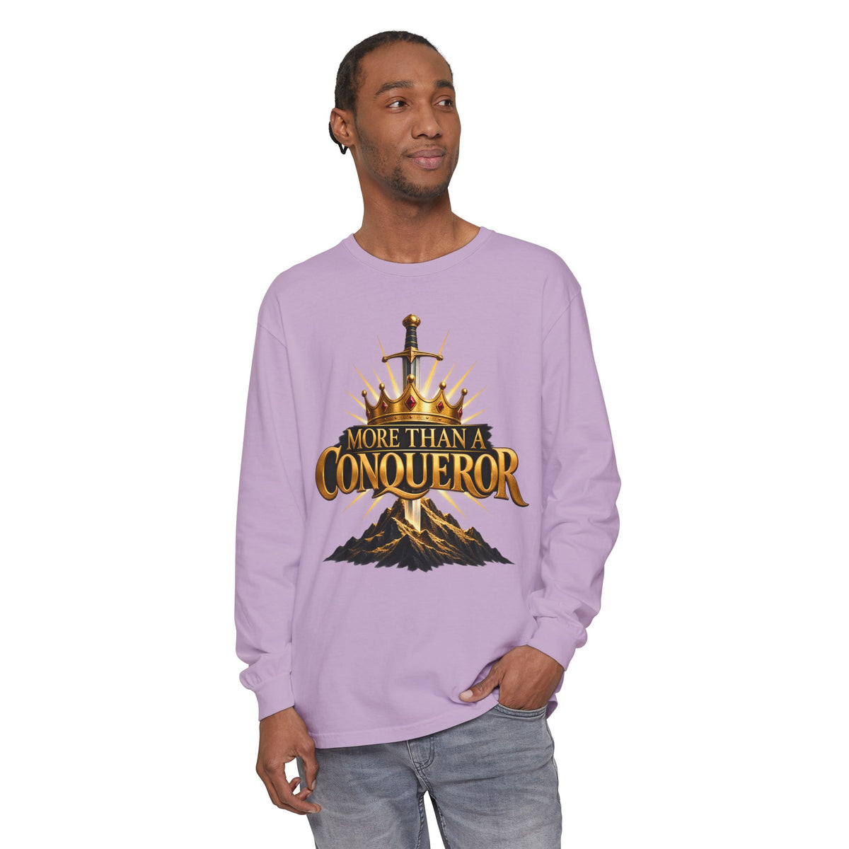 More Than A Conqueror Long Sleeve Tee