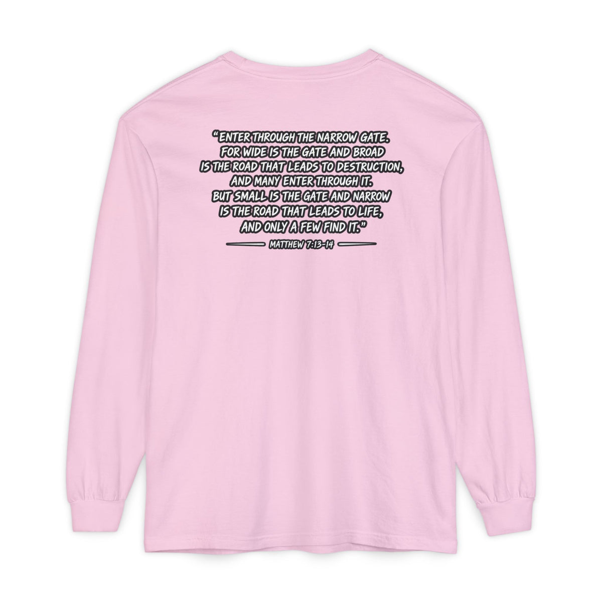 Now I Walk With Purpose Long Sleeve T‑Shirt — Inspirational Christian Faith Tee
