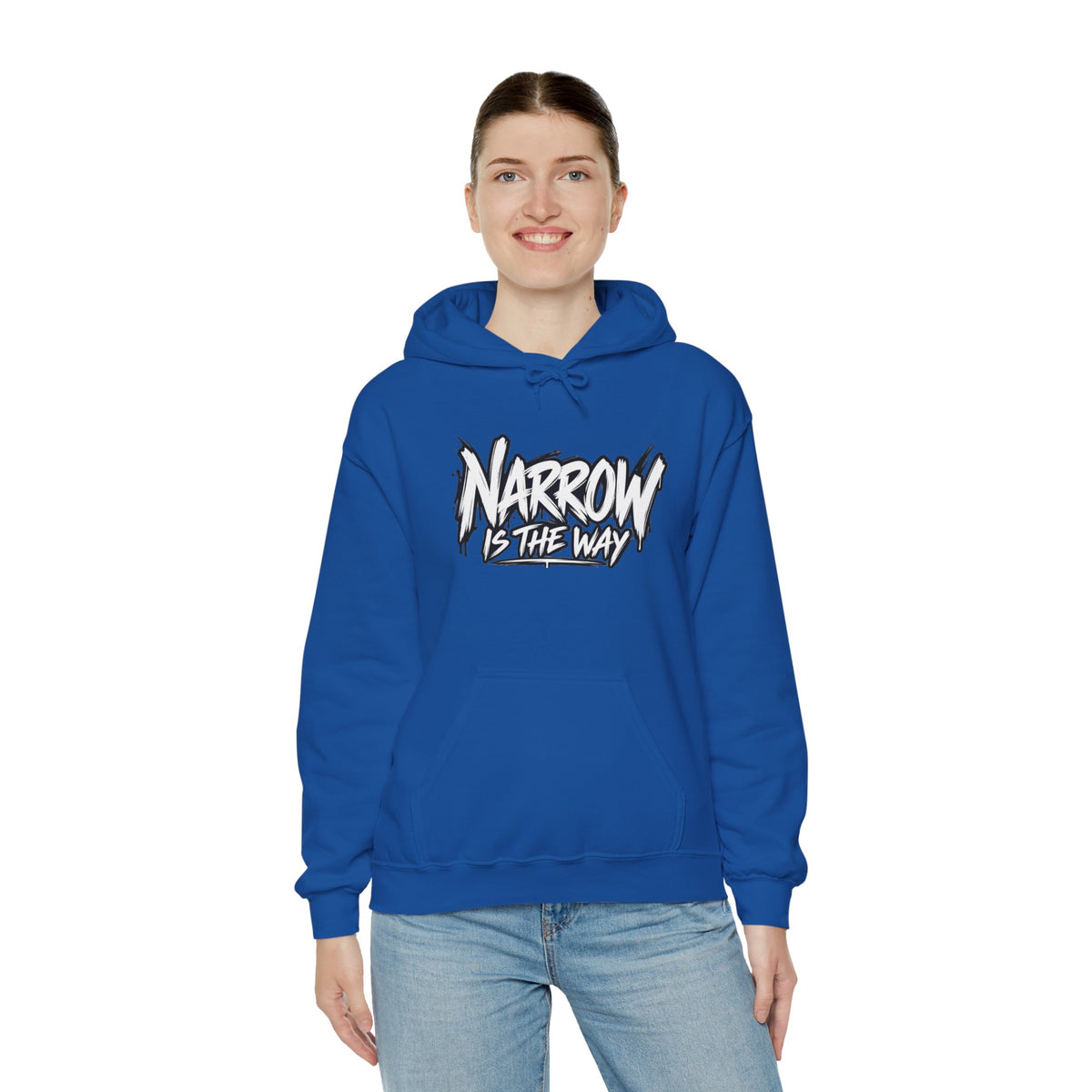 Narrow Is The Way Hoodie — Inspirational Christian Scripture Pullover