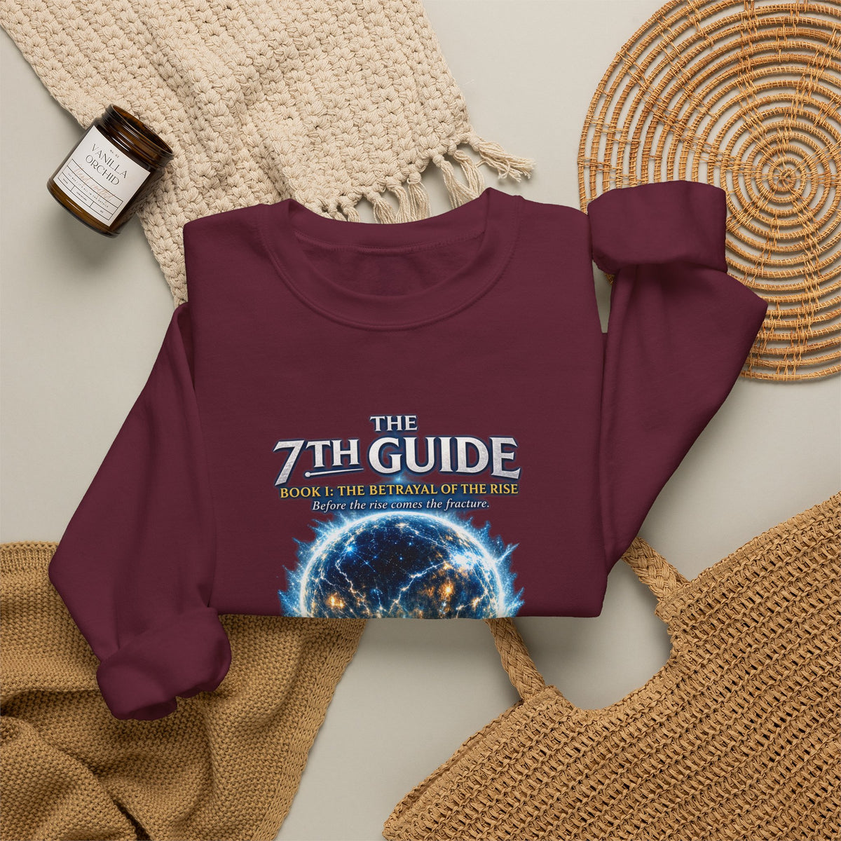The 7th Guide Crewneck Sweatshirt — Fantasy Portal Graphic Sweatshirt