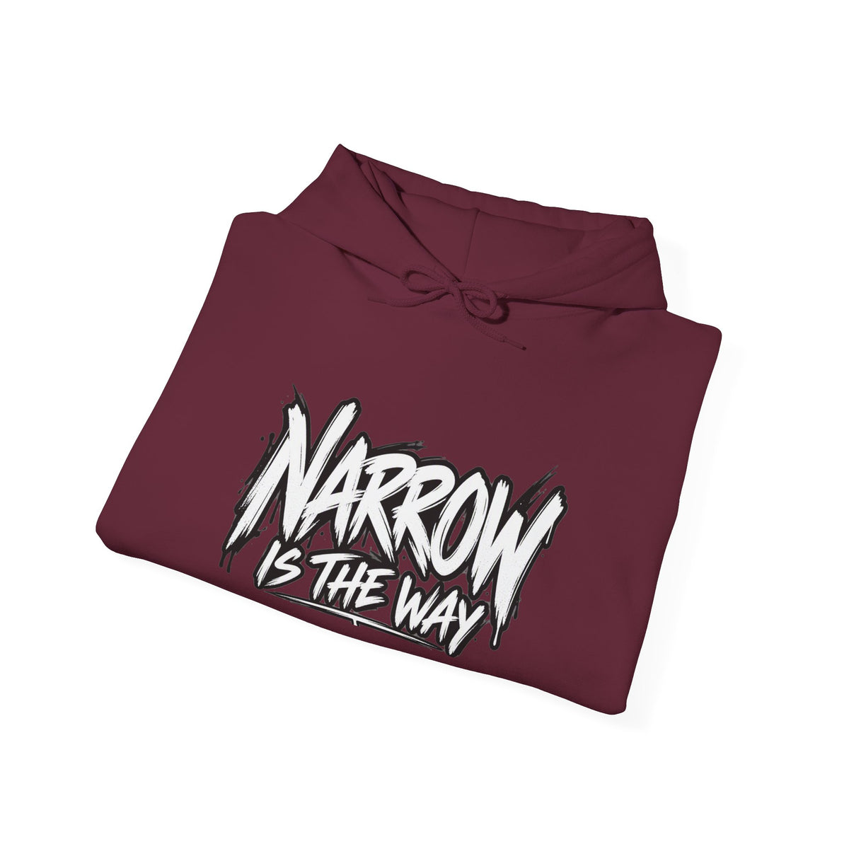 Narrow Is The Way Hoodie — Inspirational Christian Scripture Pullover