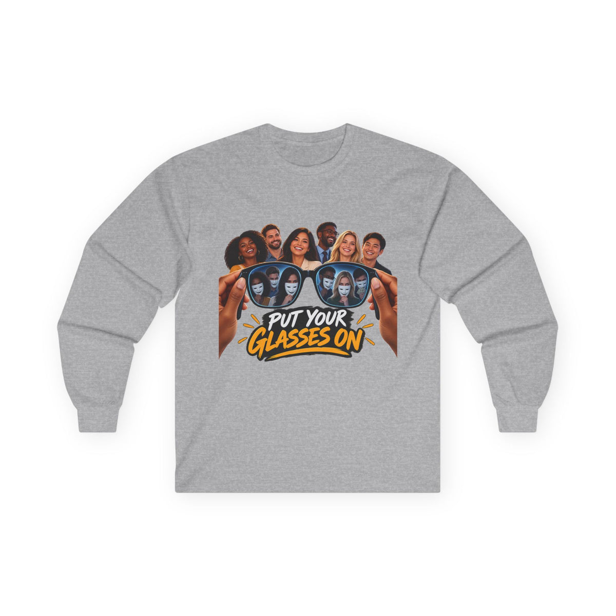 Put Your Glasses On Funny Movie-Inspired Long Sleeve Tee